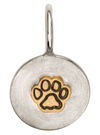 Heather Moore Silver Paw Print Charm