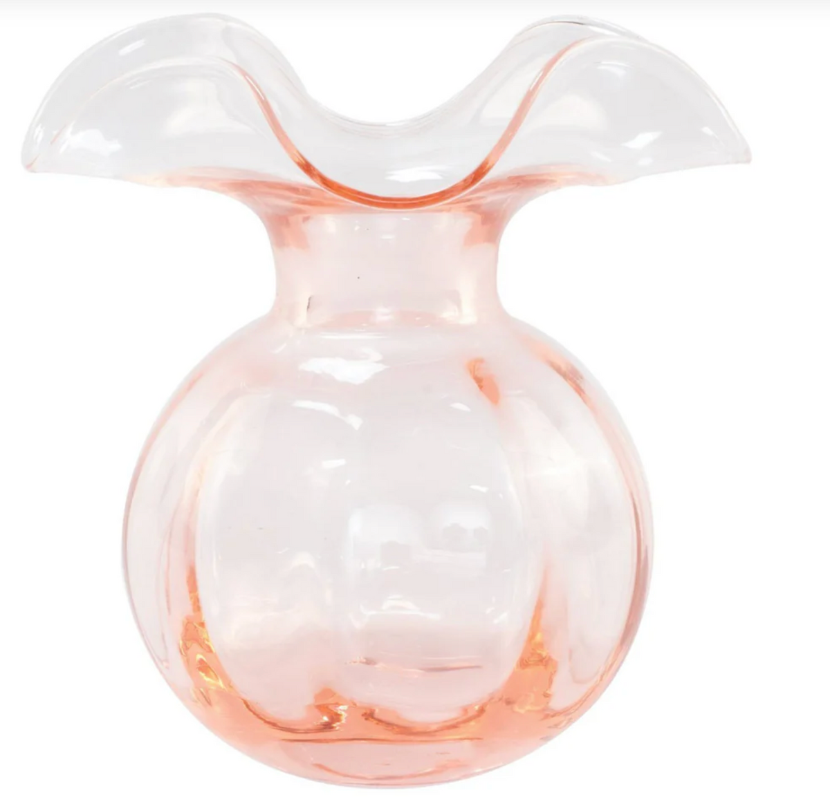 Hibiscus Med. Pink Vase Fluted