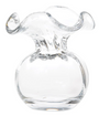 Clear Hibiscus Bud Vase