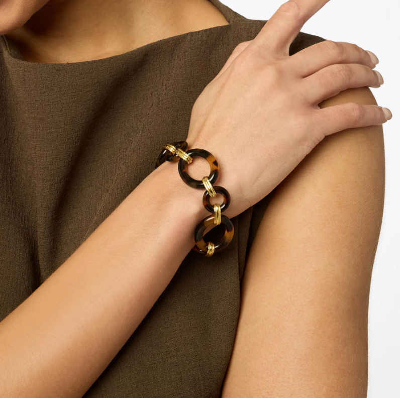 Madison Link Bracelet- Tortoise