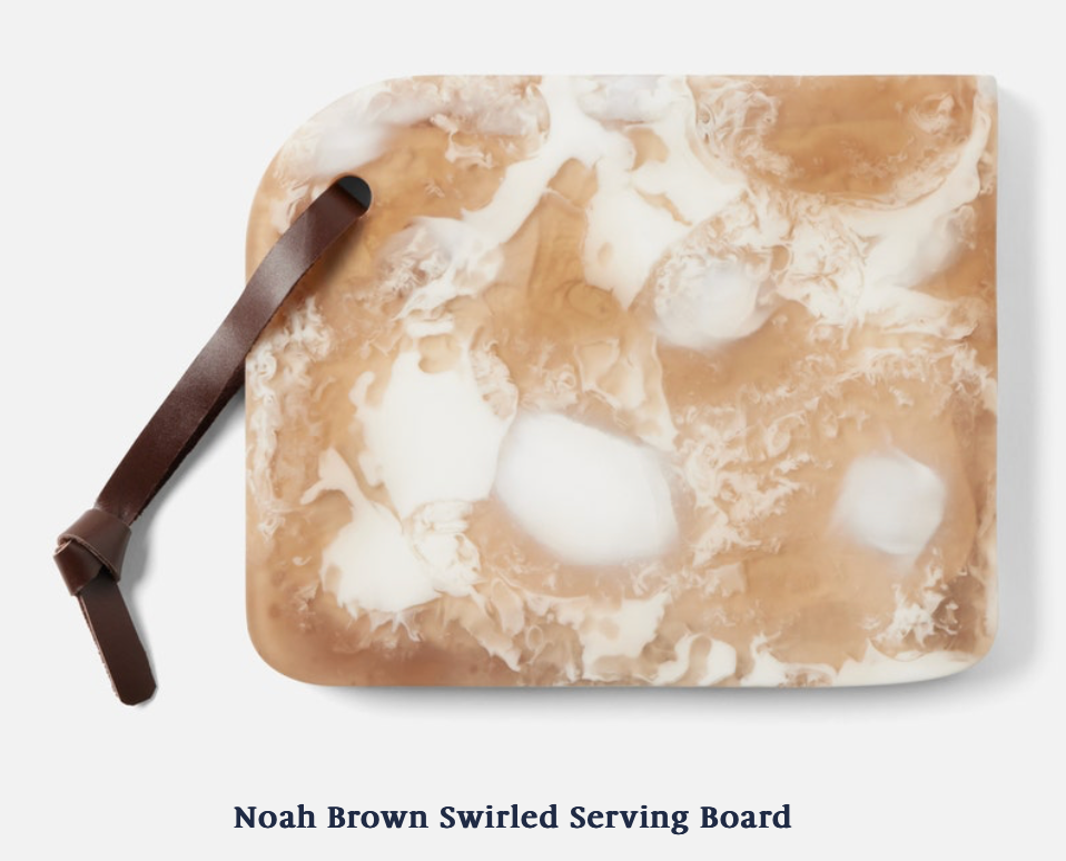 Blue Pheasant Noah Swirl serving Board