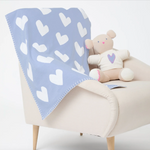 Kerri Rosenthal Baby Blanket Imperfect Heart