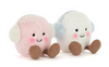 Jellycat Amusables Toastie Pink and Wh Marshmellows