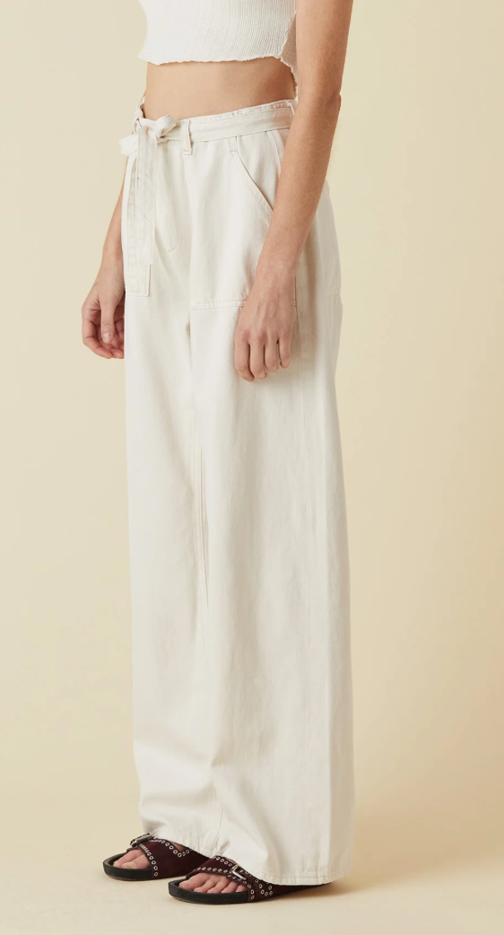 Le Jean Rory Relaxed- High Rise Bone