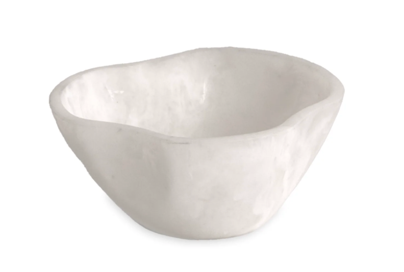 Resin Mini Wavy Round Bowl