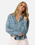 Kerri Rosenthal Western Pia Denim Shirt