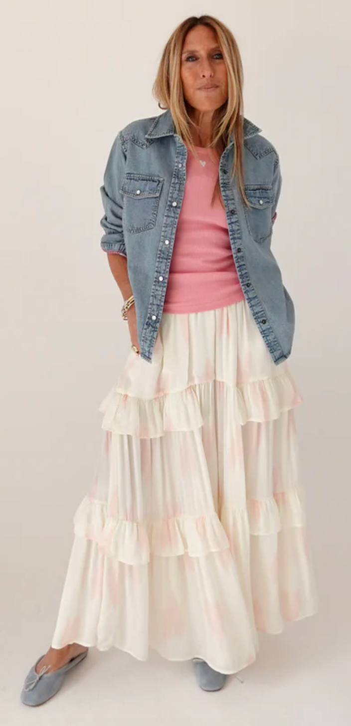 Kerri Rosenthal Western Pia Denim Shirt