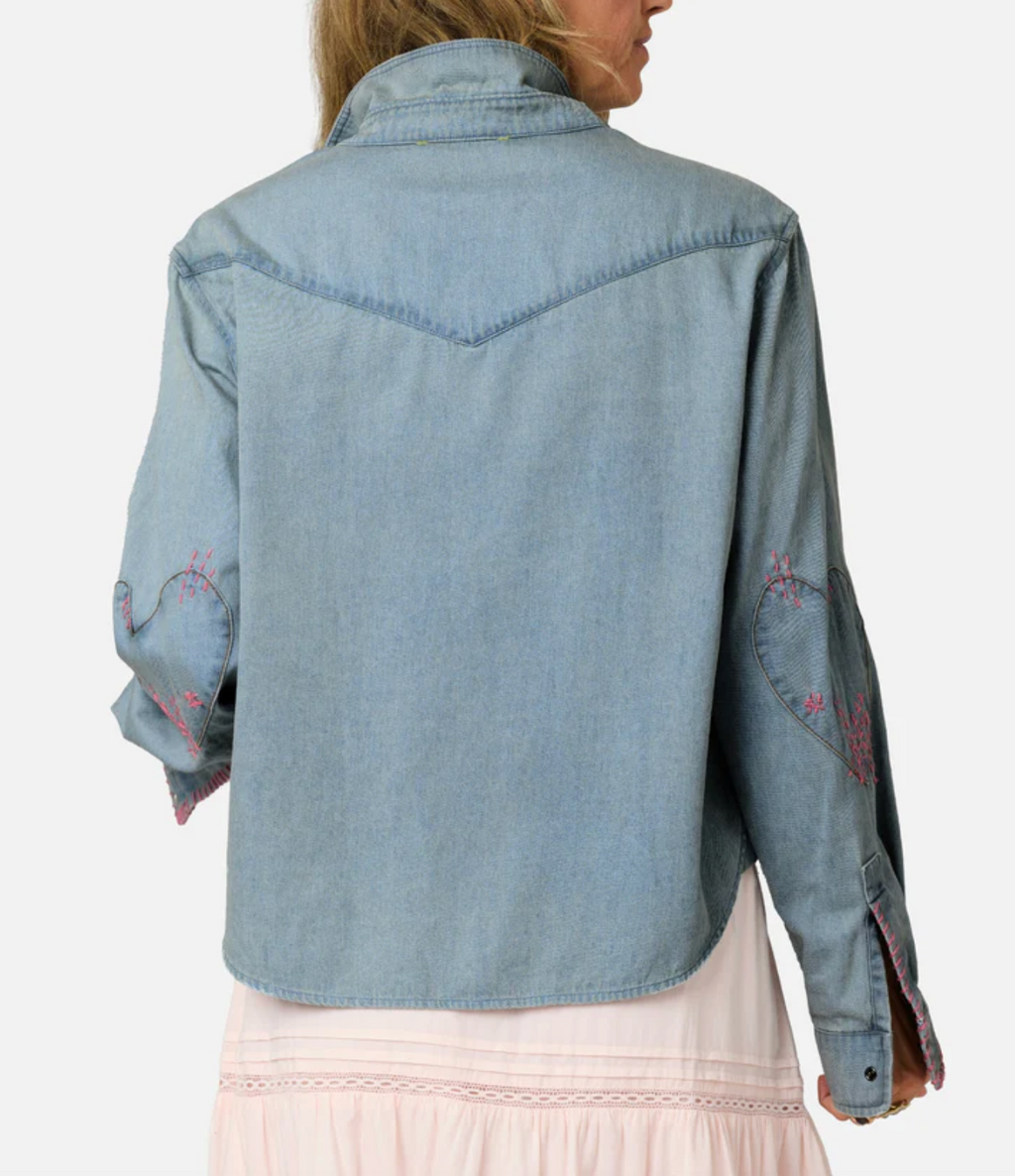 Kerri Rosenthal Western Pia Denim Shirt