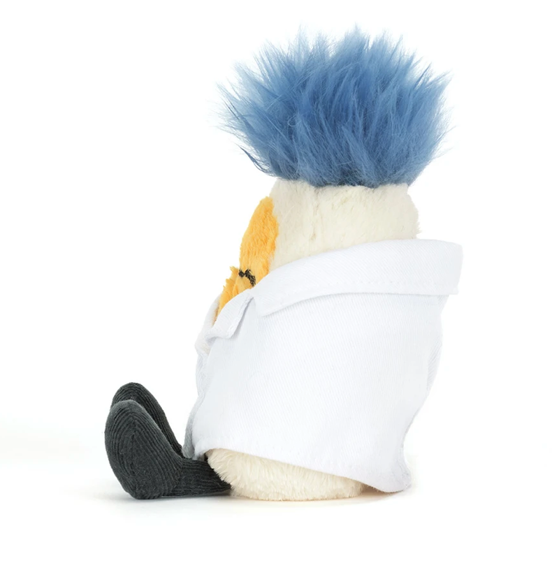 Jellycat Amusables Boiled Egg Scientist Outfit