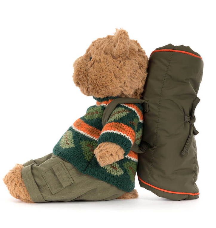 Jellycat Bartholomew Bear Hiking Outfit