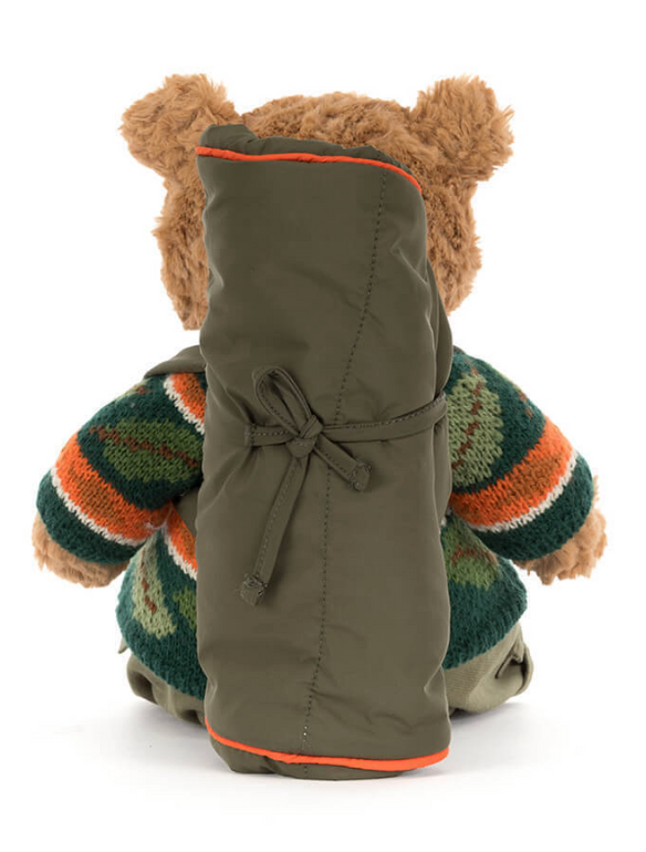 Jellycat Bartholomew Bear Hiking Outfit