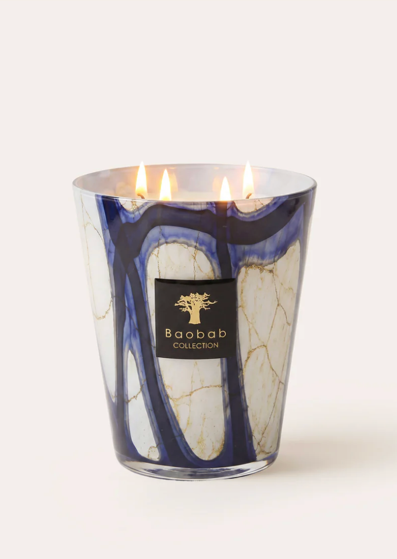 Baobab Stones Lazuli Candle