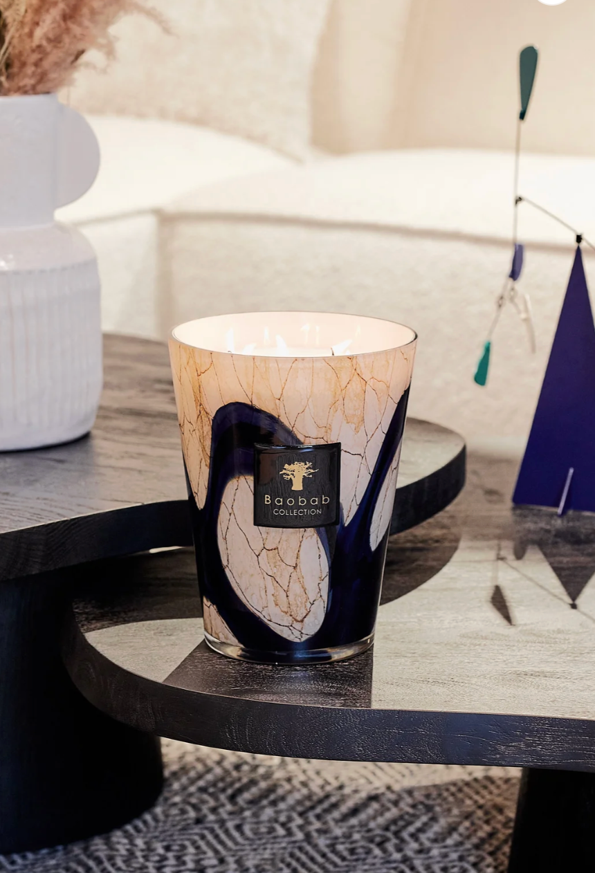 Baobab Stones Lazuli Candle