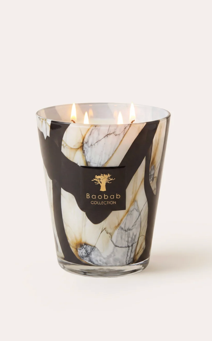 Baobab Stones Marble Candle