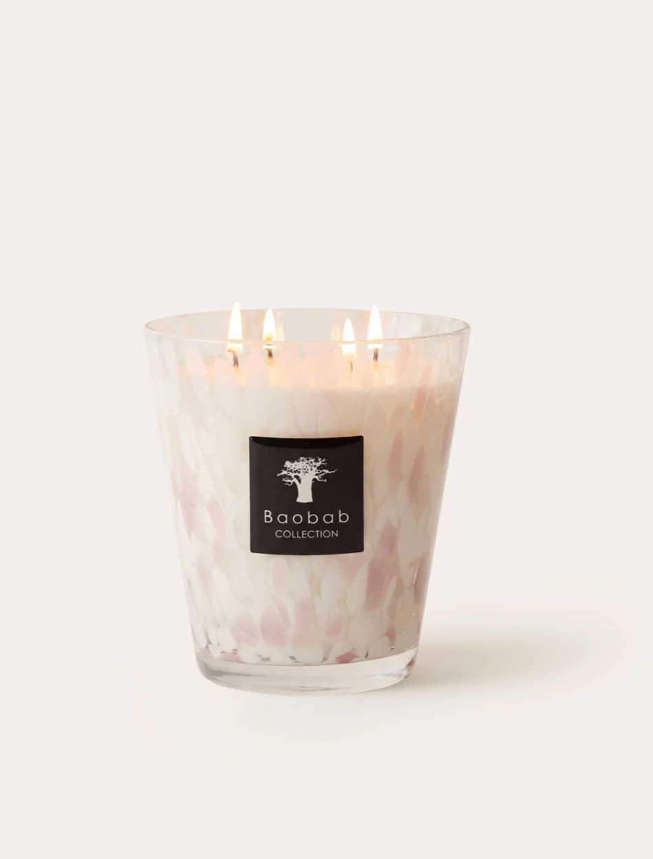 Baobab White Pearls Candle