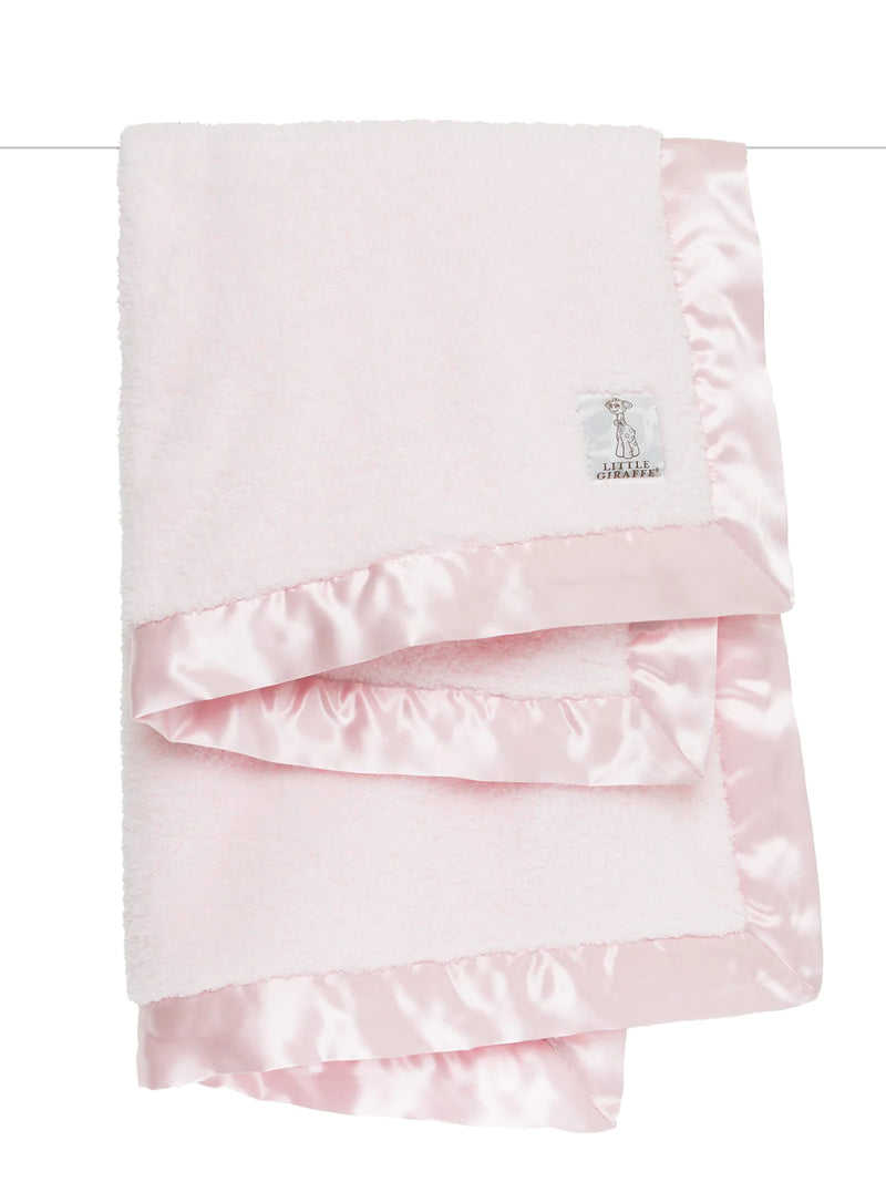 Chenille Blanky Pink